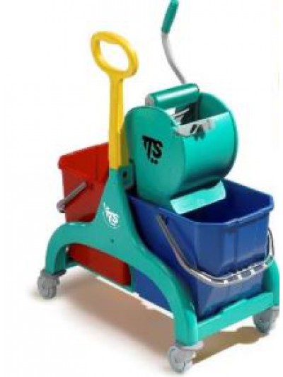 Pack Chariot de lavage Presse à rouleau réglable + Système de lavage à plat